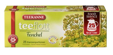 Teekanne teeflott Fenchel 25 Kannenportionen