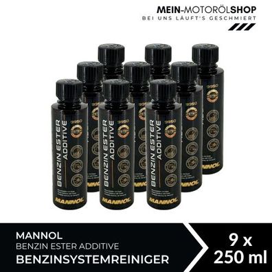 Mannol Benzin Ester Additive Benzinsystemreiniger 9x250 ML