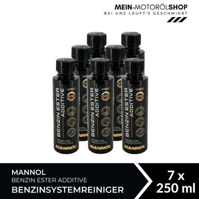 Mannol Benzin Ester Additive Benzinsystemreiniger 7x250 ML