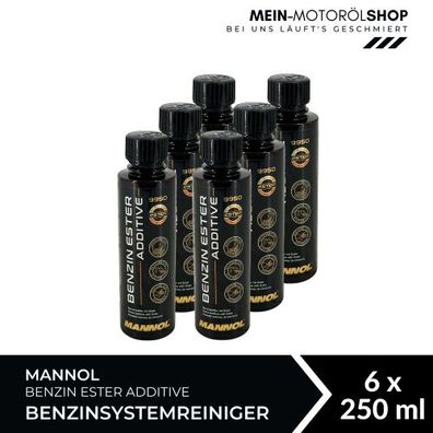 Mannol Benzin Ester Additive Benzinsystemreiniger 6x250 ML