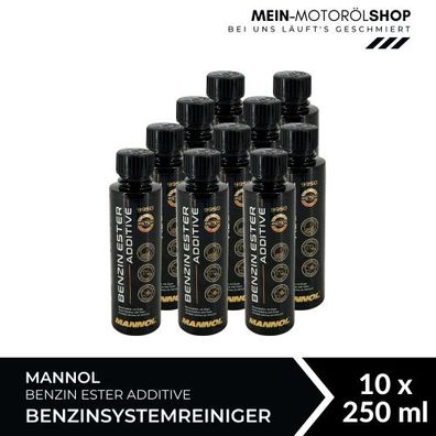 Mannol Benzin Ester Additive Benzinsystemreiniger 10x250 ML