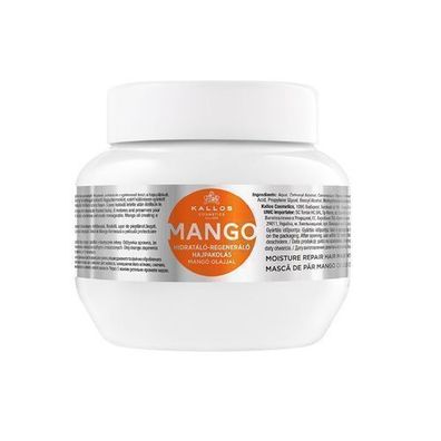 Kallos Professional Haarmaske Mango mit stärkendem Mangool, 275ml