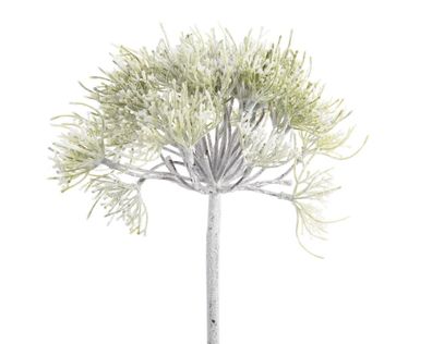 Blume Kunstblume am Stiel grün weiß Ø 20x 58 cm