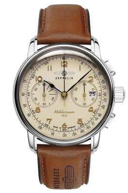 Zeppelin Herren-Chronograph 100 Jahre Méditerranée 9670-5