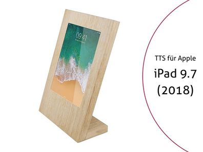 TabLines TTS043 iPad Ständer Tisch Apple 9.7 (2018), Eiche