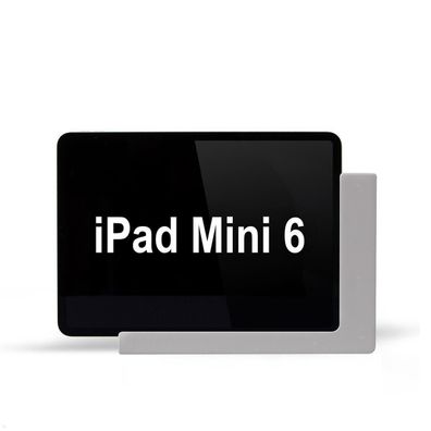 TabLines TWP019S Tablet Wandhalterung mit Ladefunktion für iPad Mini 6, silber