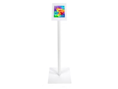 TabLines TBS008W Tablet Bodenständer für Apple iPad Air 1, weiß