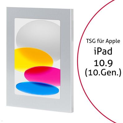 TabLines TSG091S Tablet Schutzgehäuse für Apple iPad 10.9 (10. Gen.), silber