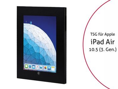 TabLines TSG062B Tablet Schutzgehäuse für Apple iPad Air 3 10.5 (2019), HB, schw