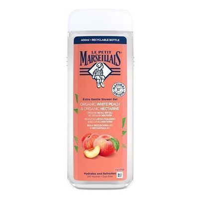 Le Petit Marseillais Duschgel Bio Weiße Pfirsich & Bio Nektarine, 400 ml
