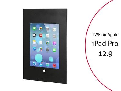 TabLines TWE031B Tablet Wandeinbau für Apple iPad Pro 12.9 (1./2. Gen.) HB, schw