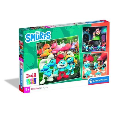 Die Schlümpfe 3x48 Stück Puzzle Clementoni