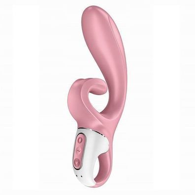 Satisfyer Hug Me Klitorisstimulator - Rosa/Weiß