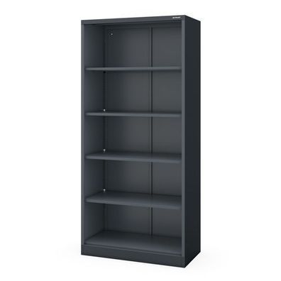 Büro-Metallregal, verschraubt, mit geschlossener Rückwand, 900 × 1950 × 450 mm: RUFUS