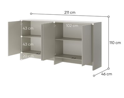 Aufsatz BED Concept BC11K für Schrankbetten BC-06