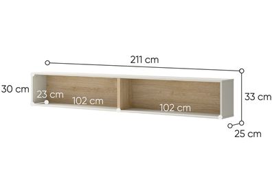 Hängeregal BED Concept BC30KDN