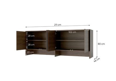 Aufsatz BED Concept BC10DD für Schrankbetten BC-05