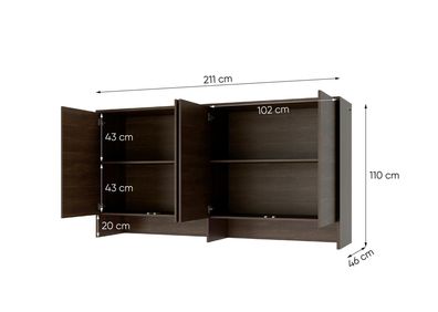 Aufsatz BED Concept BC11DD für Schrankbetten BC-06