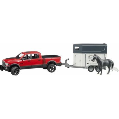 bruder RAM 2500 Power Wagon mit Pferdeanhänger