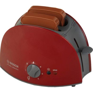 Theo Klein Bosch Toaster, Kinderhaushaltsgerät (rot/grau)