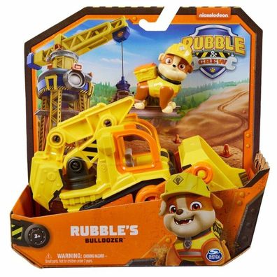 Rubble & Crew - Planierraupen-Baufahrzeug Mit Rubble-Figur