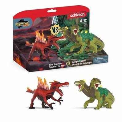 Schleich Feuersaurier Vs. Dschungelechse