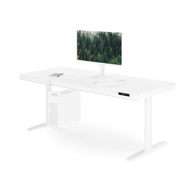 Elektrischer Sit-Stand-Schreibtisch mit Schublade und kabellosem Qi-Ladegerät 1600 mm
