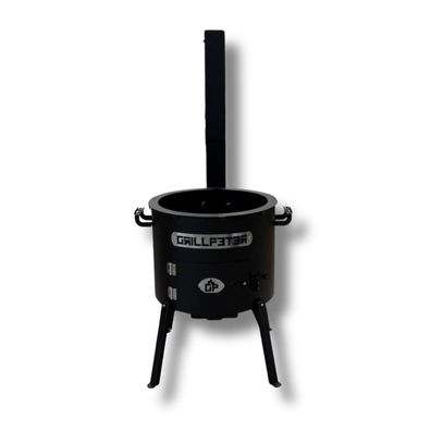 Utschak Asamat mit Abzugsrohr Ø40 cm Feuerofen für Kazan 10-12 Liter Uchag