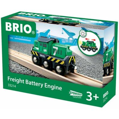 BRIO World Batterie-Frachtlok, Spielfahrzeug (grÃ #188; )