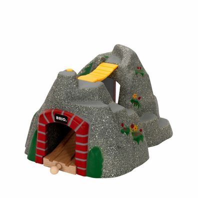 BRIO World Magischer Tunnel, Bahn (grau/rot)