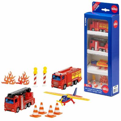 SIKU SUPER Geschenkset Feuerwehr, Spielfahrzeug (mehrfarbig)