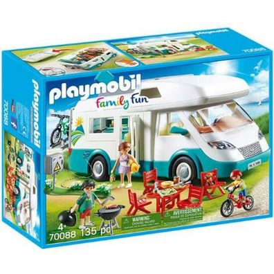 Playmobil 70088 Family Fun Familien-Wohnmobil, Konstruktionsspielzeug