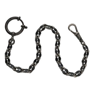 Taschenuhr Antikkette Silber 835 oxidiert 25326610 Second Hand getragen