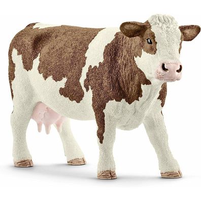 Schleich Farm World Fleckvieh-Kuh, Spielfigur