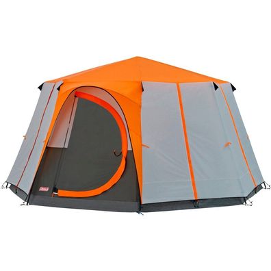 Kuppelzelt Octagon 8 Orange (orange/grau, Modell 2024)