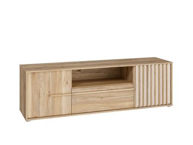 Fernsehschrank ARANK AXKT131L-M802 Tv - Lowboard 163 cm - Wildeiche/ Sandbeige