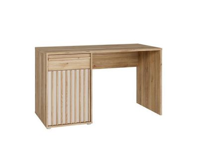 Schreibtisch ARANK AXKB221L-M802 130 x 76 x 60 cm - Wildeiche/ Sandbeige