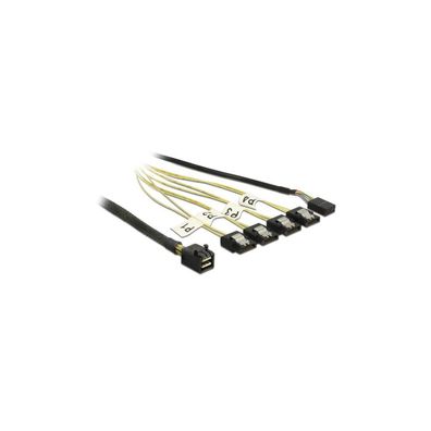 Delock DELOCK SAS Kabel Mini SAS HD -> 4x Sata 7Pin + Sideband 1.00m