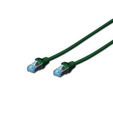 Digitus Patchkabel CAT 5e SF/UTP 1m (grün, 1 Meter)