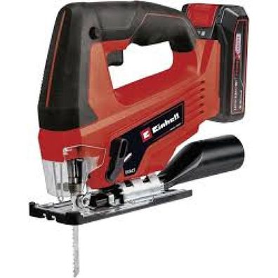 Akku-Stichsäge TC-JS 18 Li (rot/schwarz, Li-Ionen Akku 2,5Ah, Koffer E-Box Basic)