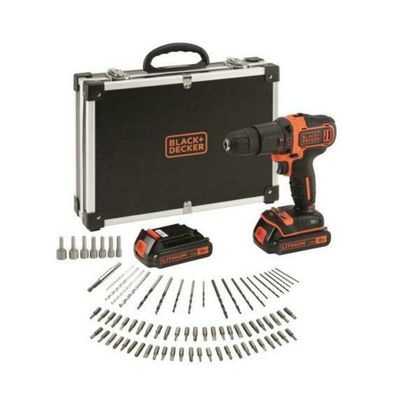 Black&Decker Akku-Schlagbohrschraube BDCHD18BAFC 2x1,5Ah 18V