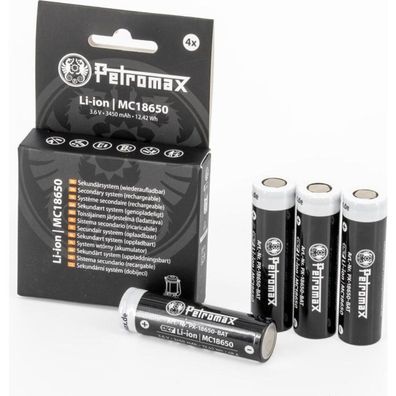 Petromax Akku 18650, 3450Mah 4Er Set