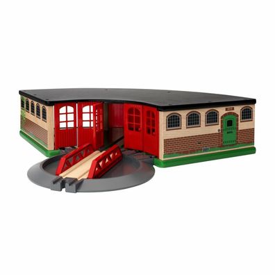 BRIO World GroÃ #159; r Ringlokschuppen, Bahn