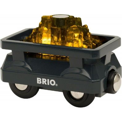 BRIO World Goldwaggon mit Licht, Spielfahrzeug