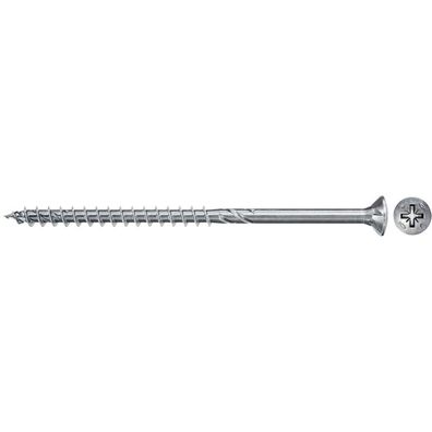 Spanplattenschraube Power-Fast II 6,0x300 Senkkopf (25 Stück, Teilgewinde, verzinkt)