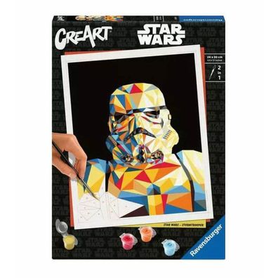 Star Wars CreArt Malen nach Zahlen Malset Stormtrooper 24 x 30 cm