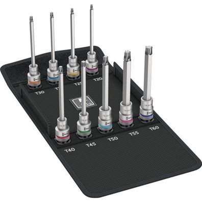 8767 C HF 3 Zyklop Bitnuss-Satz TORX (9-teilig, 1/2", T20 bis T60, mit Haltefunktion)