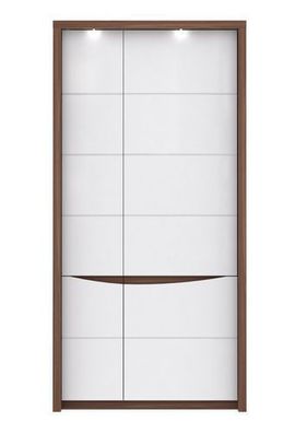 Kleiderschrank Saint Tropez STZS821RB Schrank Wohnzimmerschrank Drehtürenschrank LED
