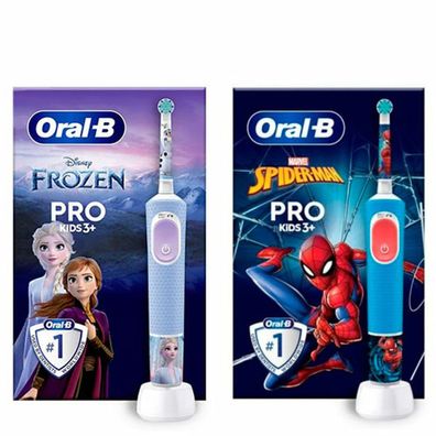 Oral-B Vitality Pro 103 Kids Mix Frozen/Spiderman, Elektrische Zahnbürste