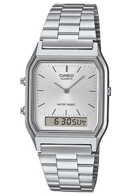 Casio Collection Edgy Uhr Ana-Digi Stahl/Silberfarben AQ-230A-7AMQYES